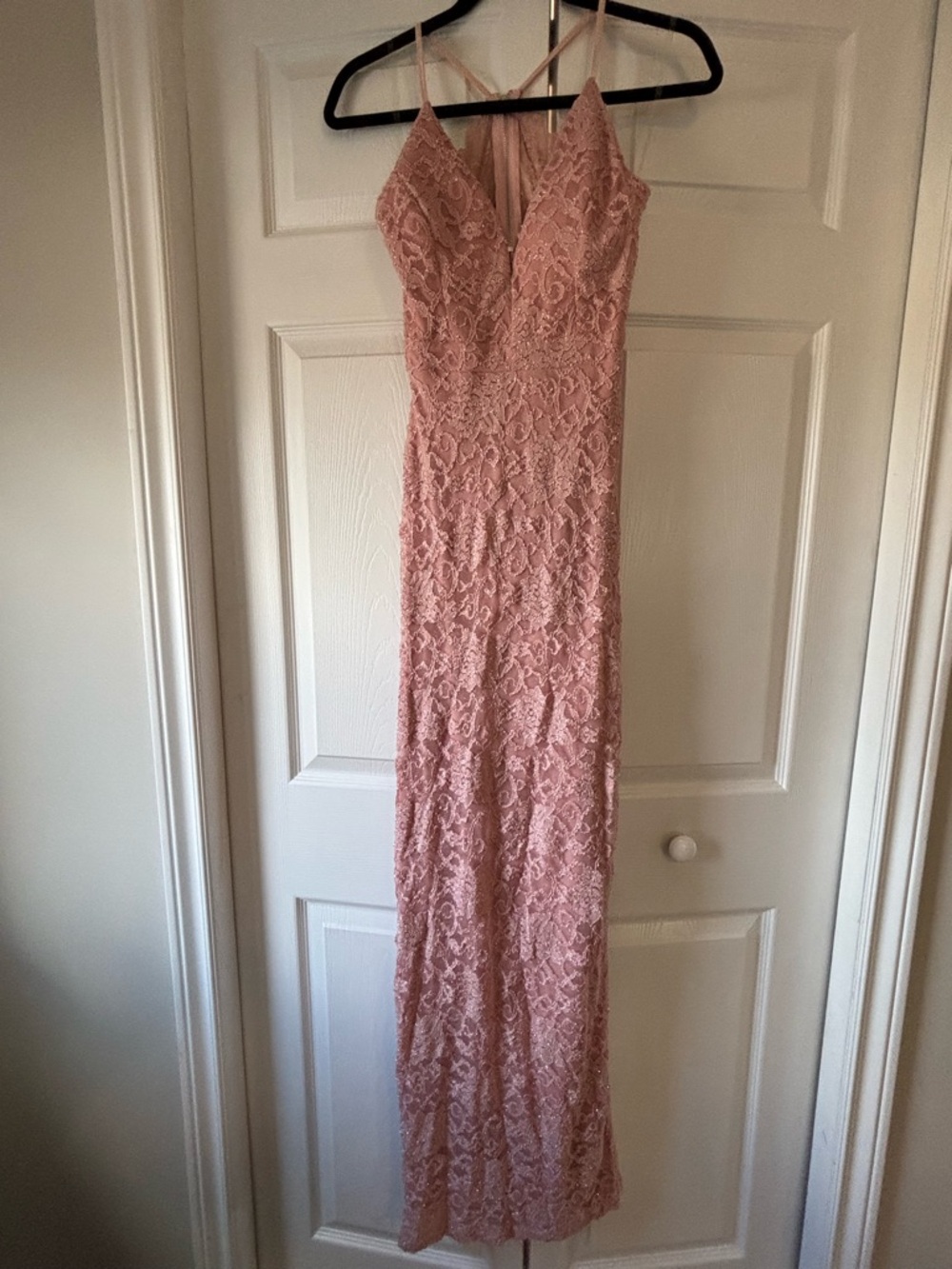 Le Chateau: NWT Blush Pink Lace Dress - Women